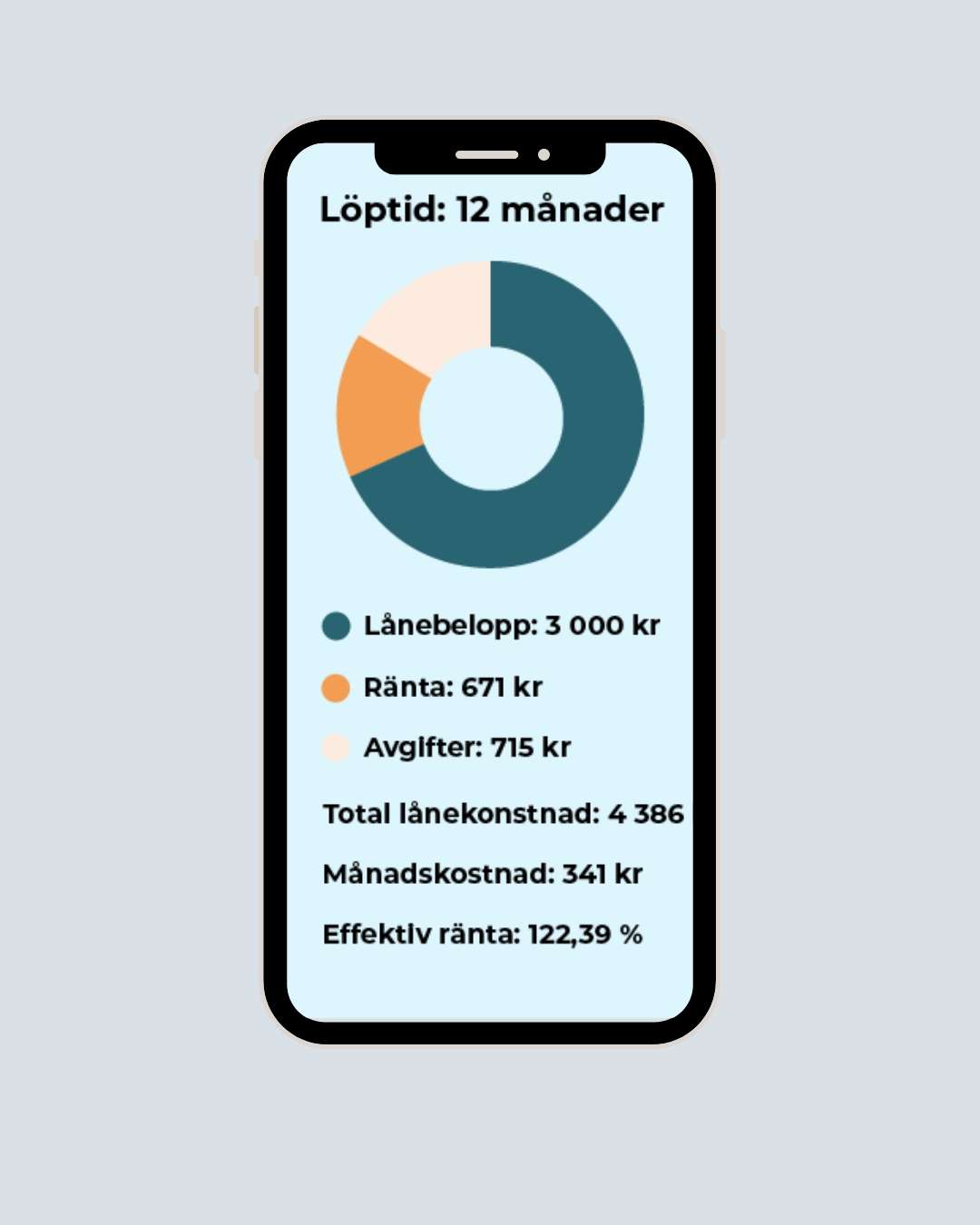 Månadskostnad på smslån